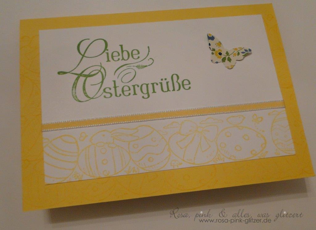stampin up landshut - osterkarte - liebe ostergrüße