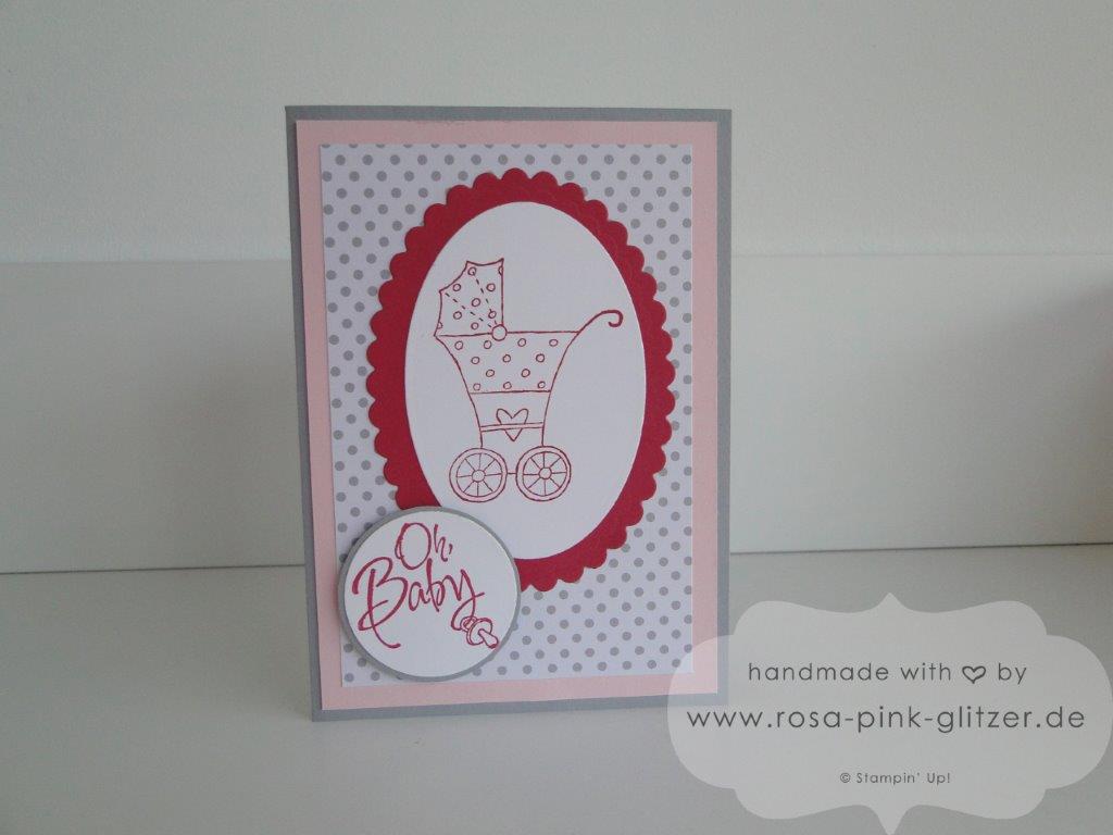 Stampin up Landshut - Babykarte Fürs Baby zur Geburt imc 2