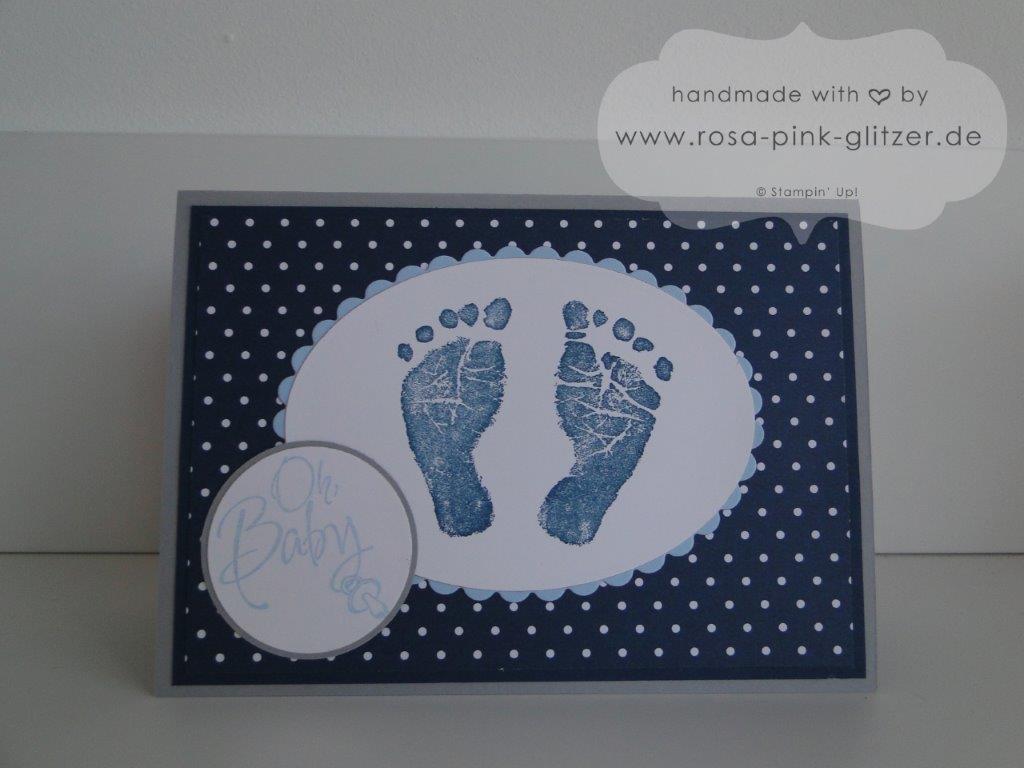 Stampin up Landshut - Babykarte Fürs Baby zur Geburt imc 4