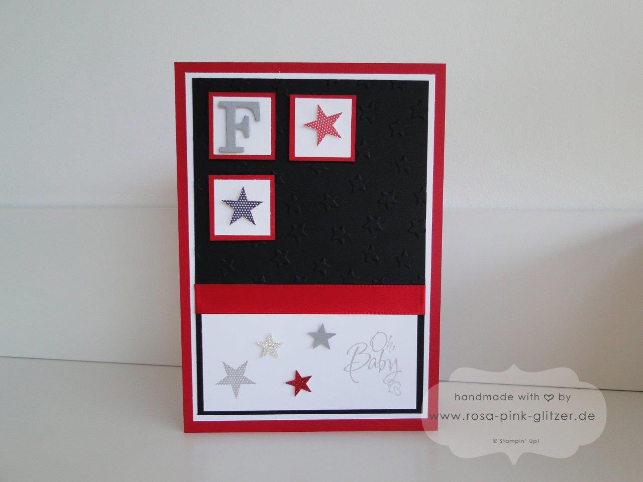 STampin up Landshut - BAbykarte Kleine ganz groß