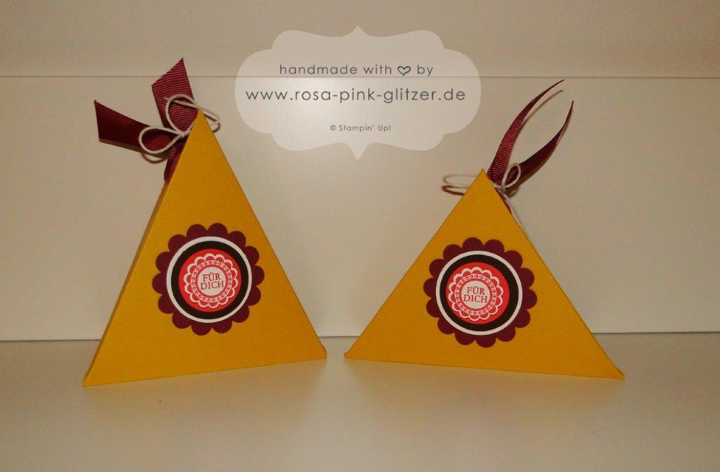 Stampin up Landshut - Dreiecksbox imc 1