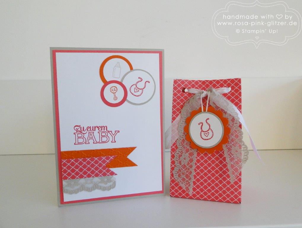 Stampin up Landshut - Babykarte Kleine ganz groß 1