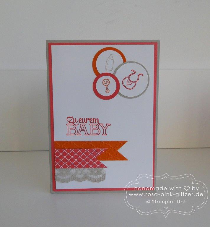 Stampin up Landshut - Babykarte Kleine ganz groß 4