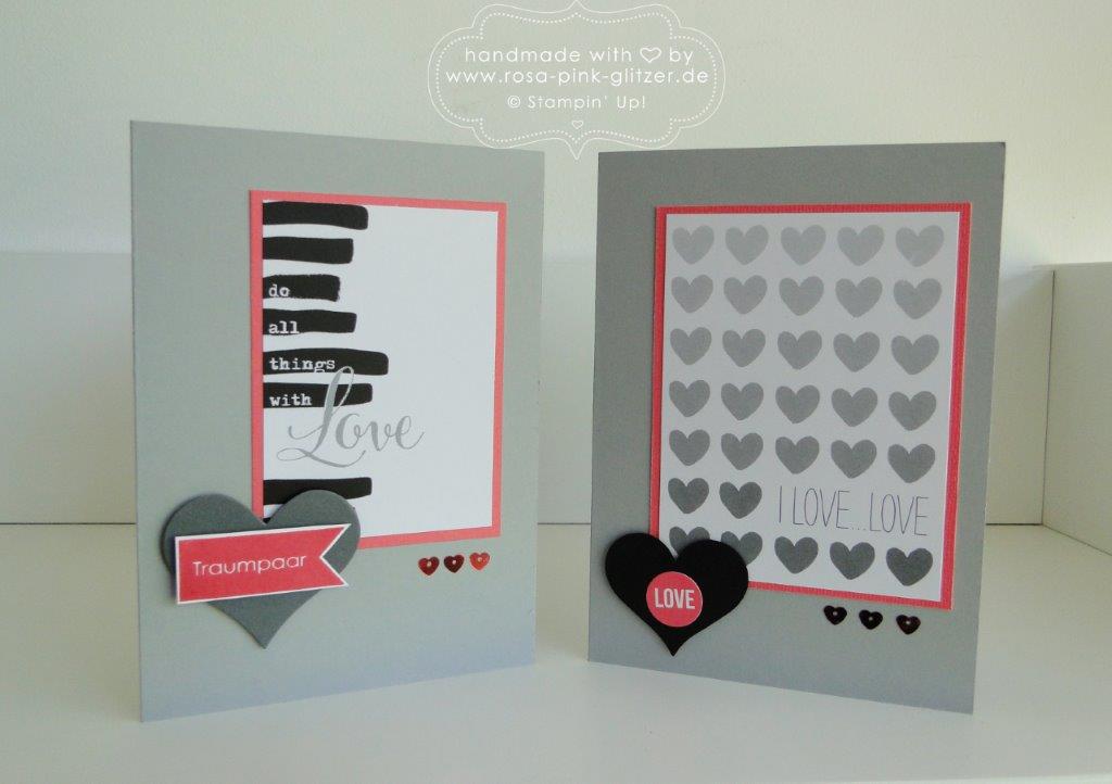 Stampin up Landshut - imc - Hochzeitskarten project life 1
