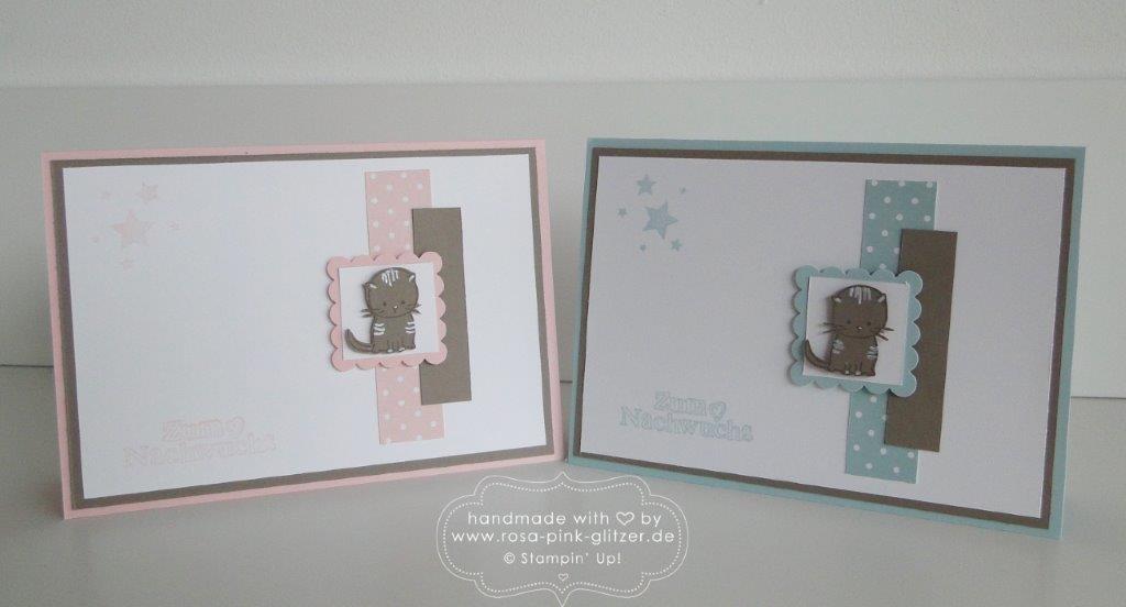 Stampin up Landshut - Babykarte zum Nachwuchs 1