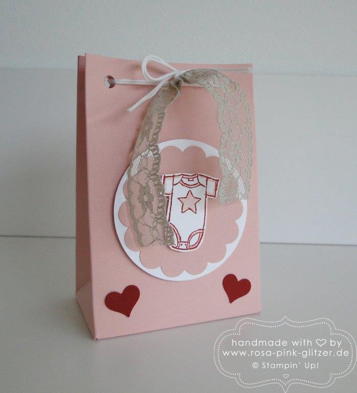 Stampin up Landshut - Babykarte Sarah Geburtstagschallenge 4