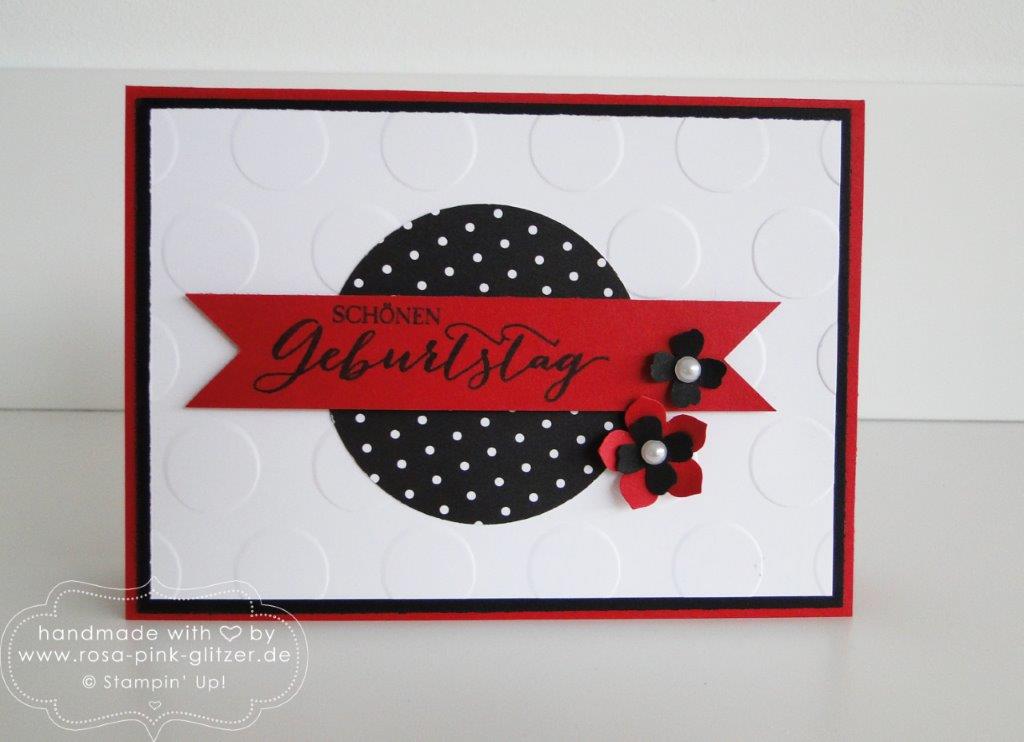 Stampin up Landshut - Geburtstagskarte 50er Jahre Stil 1