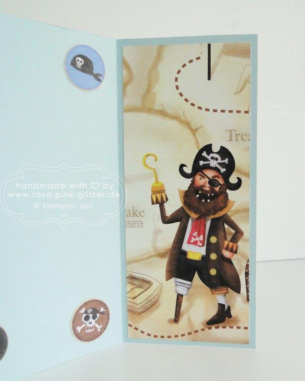 Stampin up Landshut - Piratenkarte Piratenparty Kindergeburtstag 4
