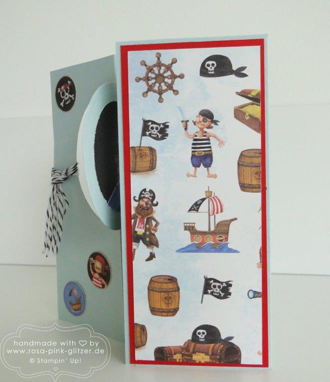 Stampin up Landshut - Piratenkarte Piratenparty Kindergeburtstag 6