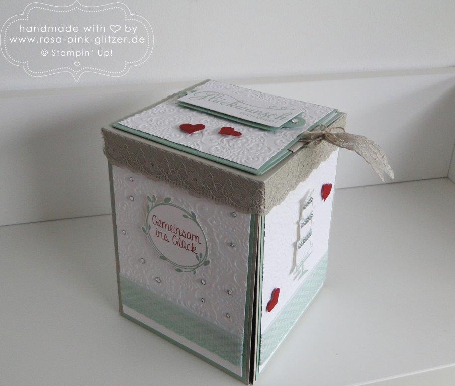 Stampin up Landshut - Explosionbox Hochzeit 1