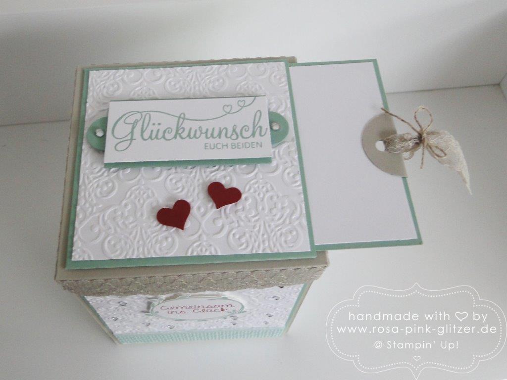 Stampin up Landshut - Explosionbox Hochzeit 6