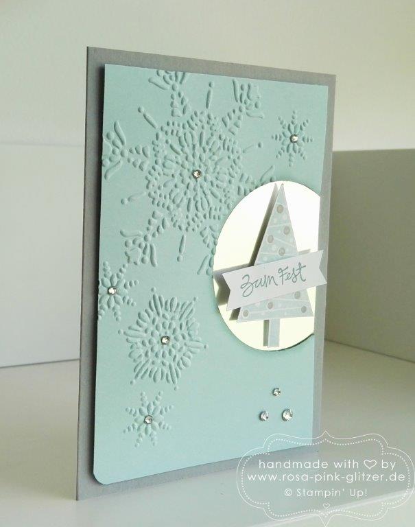 Stampin up Landshut - Weihnachtskarte Tannenbaum 2