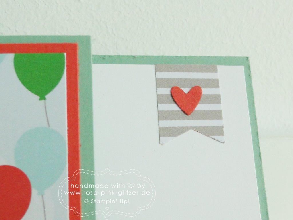 Stampin up Landshut - Karte Luftballons Party 5
