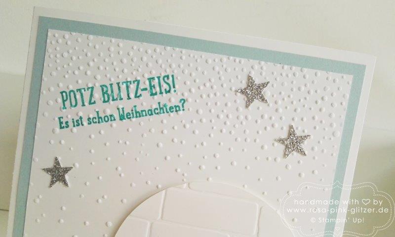 Stampin up Landshut - es schneit - klappkarte buch 3