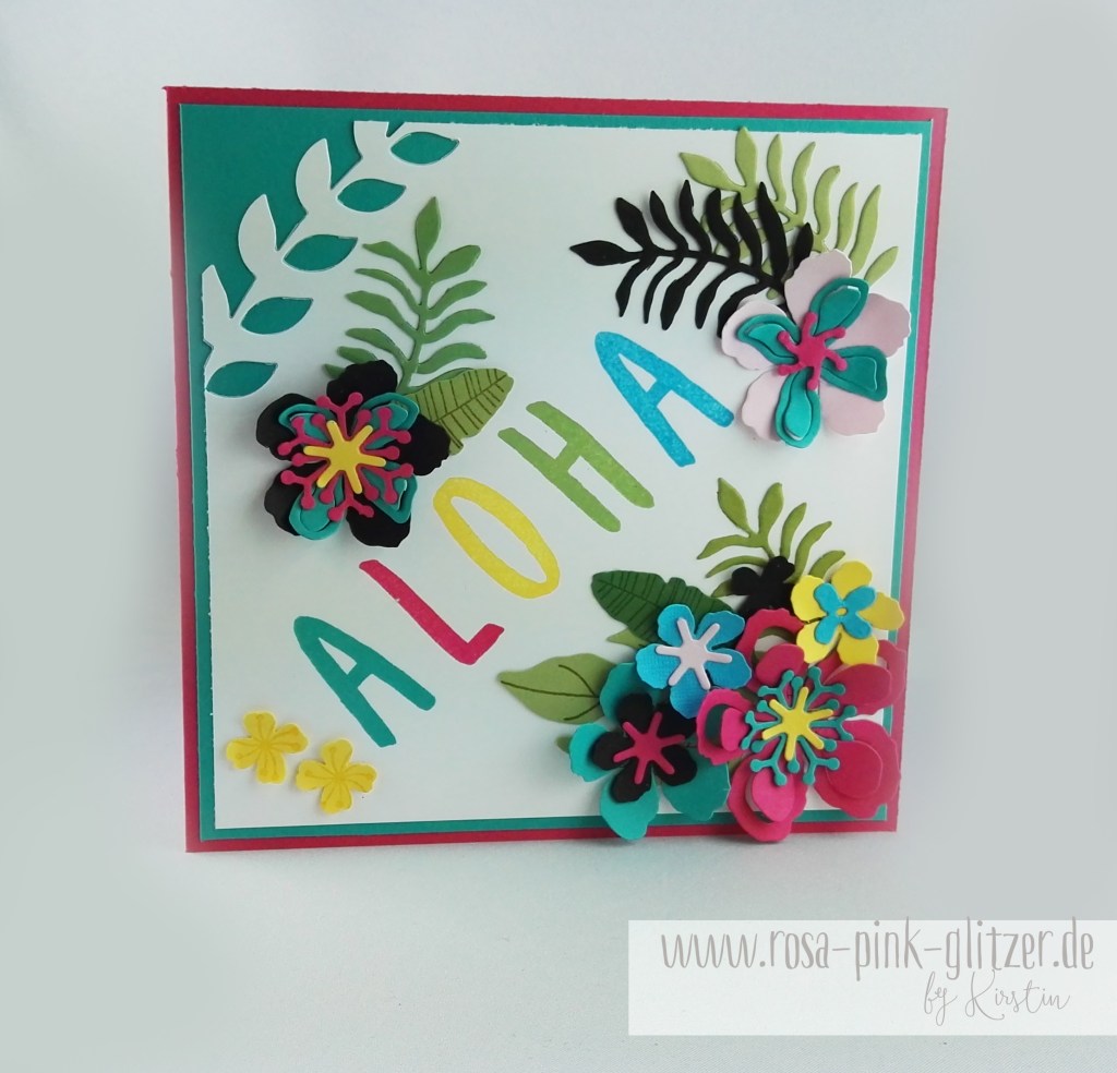 Stampin up Landshut - Hawaii Party Aloha Botanical Blooms 3