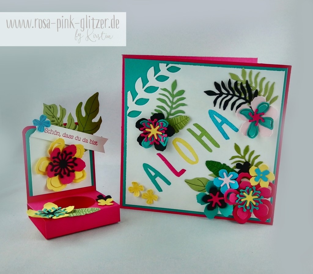 Stampin up Landshut - Hawaii Party Aloha Botanical Blooms 4