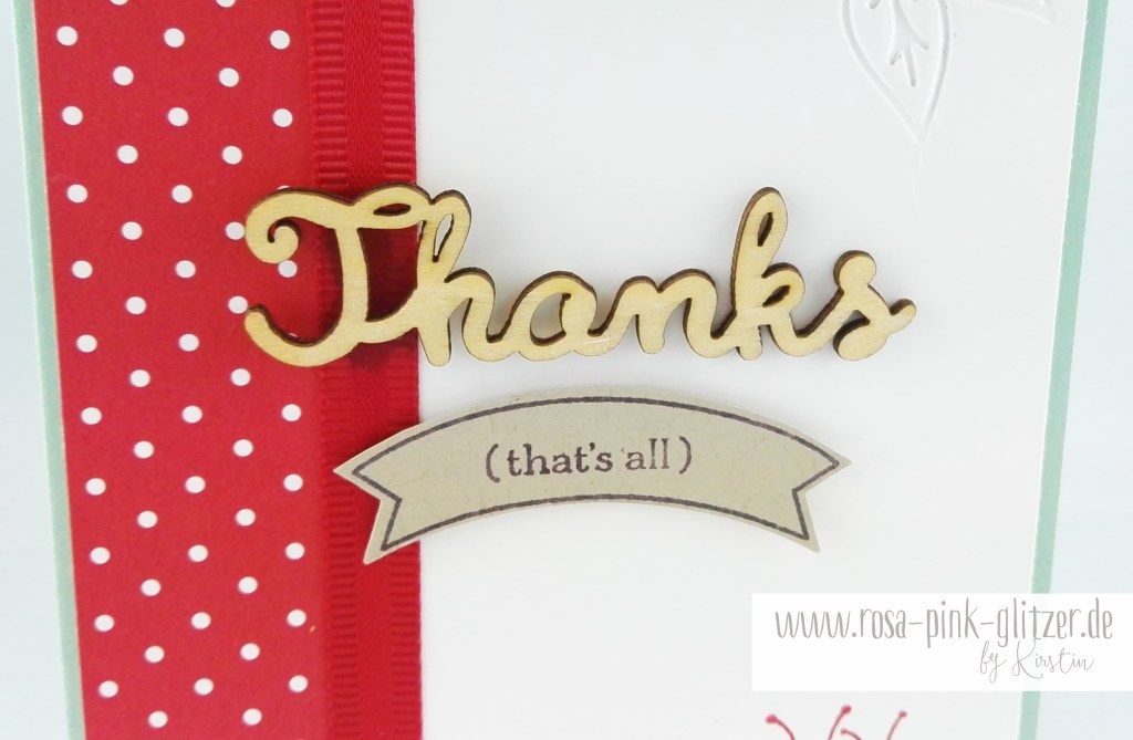 Stampin up Landshut - Love you lots thanks 3