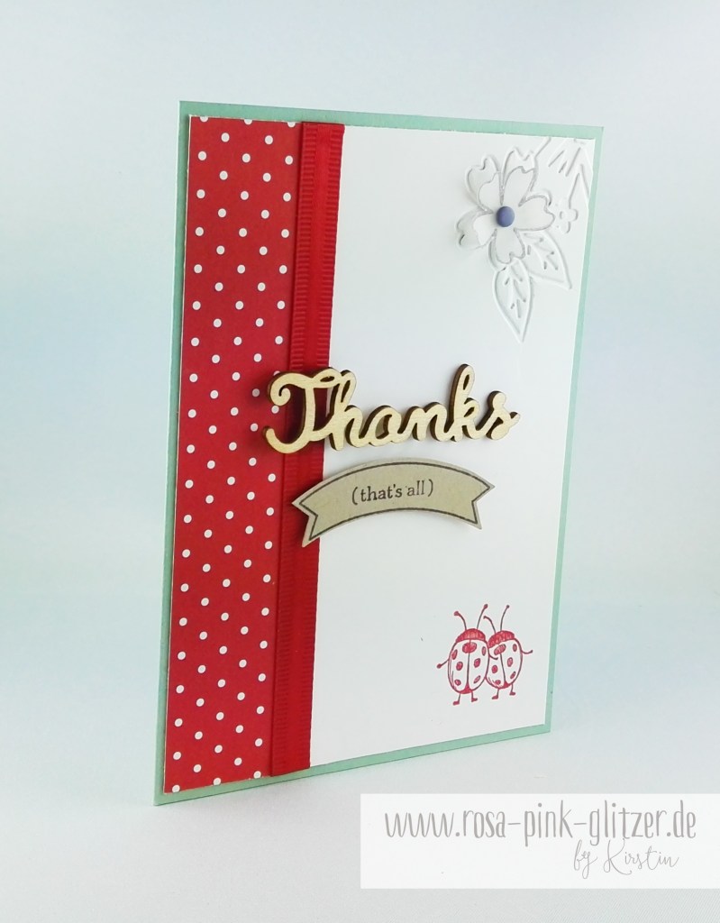 Stampin up Landshut - Love you lots thanks 5