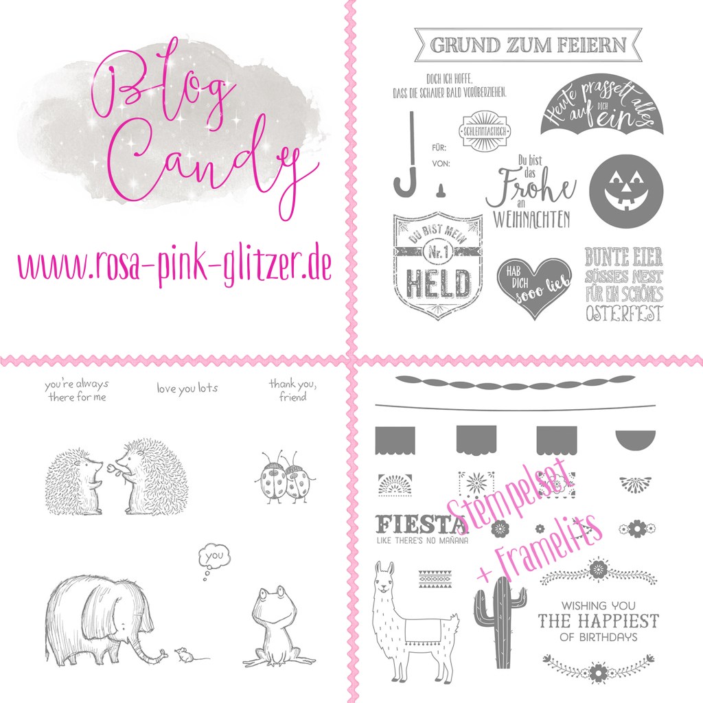Blogcandy Stampin up Landshut 2016 Preise