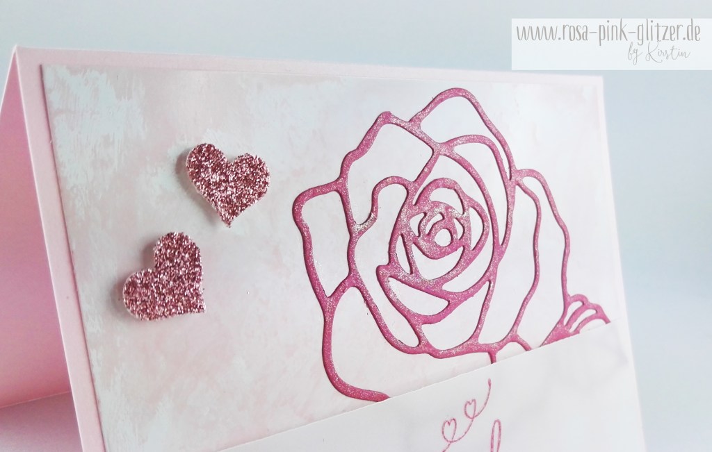 Stampin up Landshut - Hochzeitskarte Rose Perfekter Tag 3