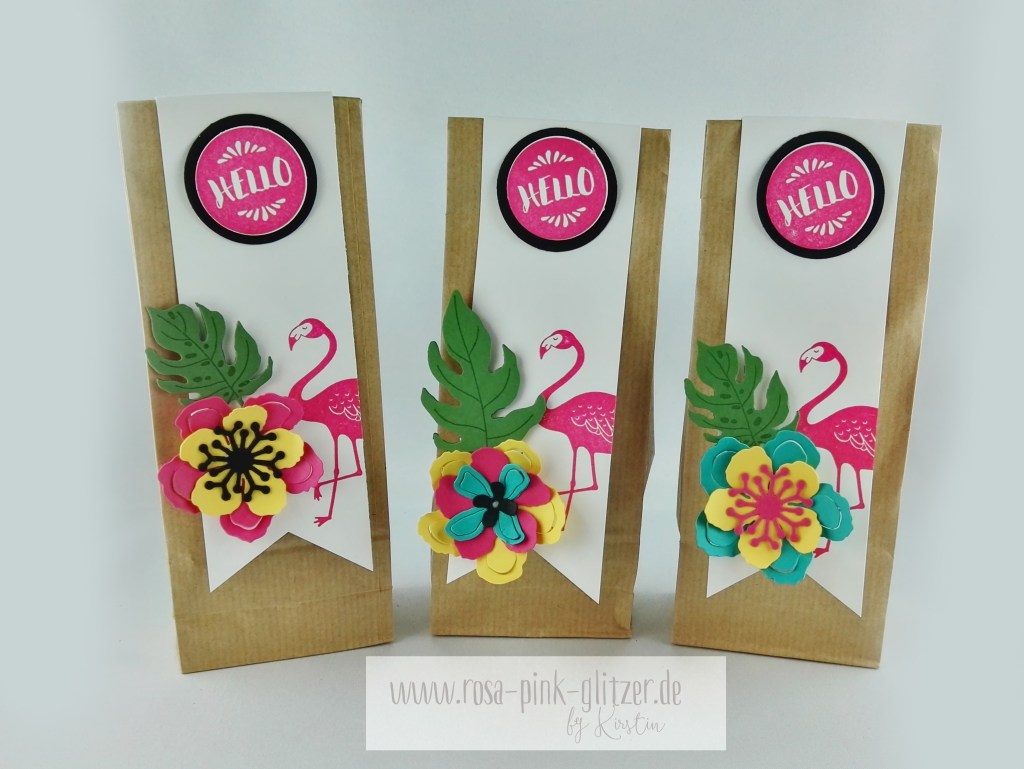 Stampin up Landshut - Pop of Paradise Teamschenklis Swaps 2