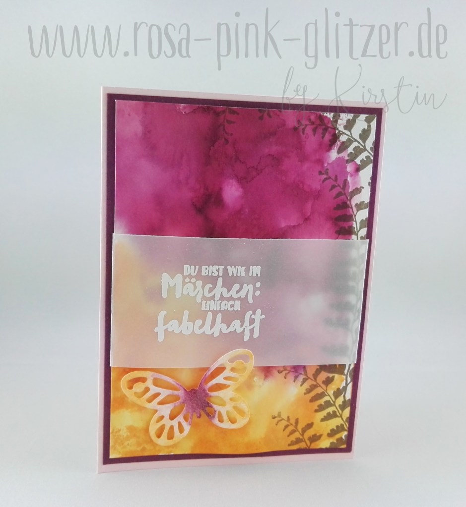 Stampin up Landshut - Aquarelltechnik 1