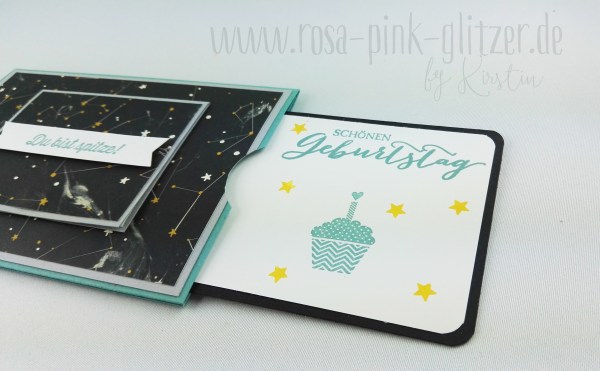 Stampin up Landshut - double slider card Abi Geburtstag 6