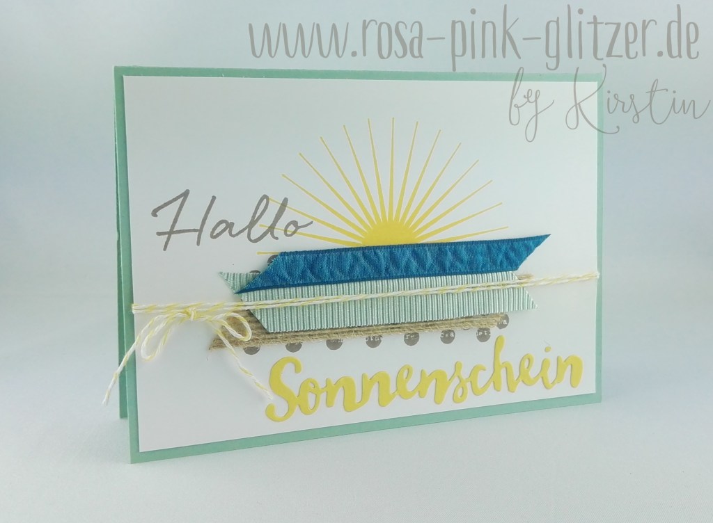 Stampin up Landshut - Hallo Sonnenschein 1