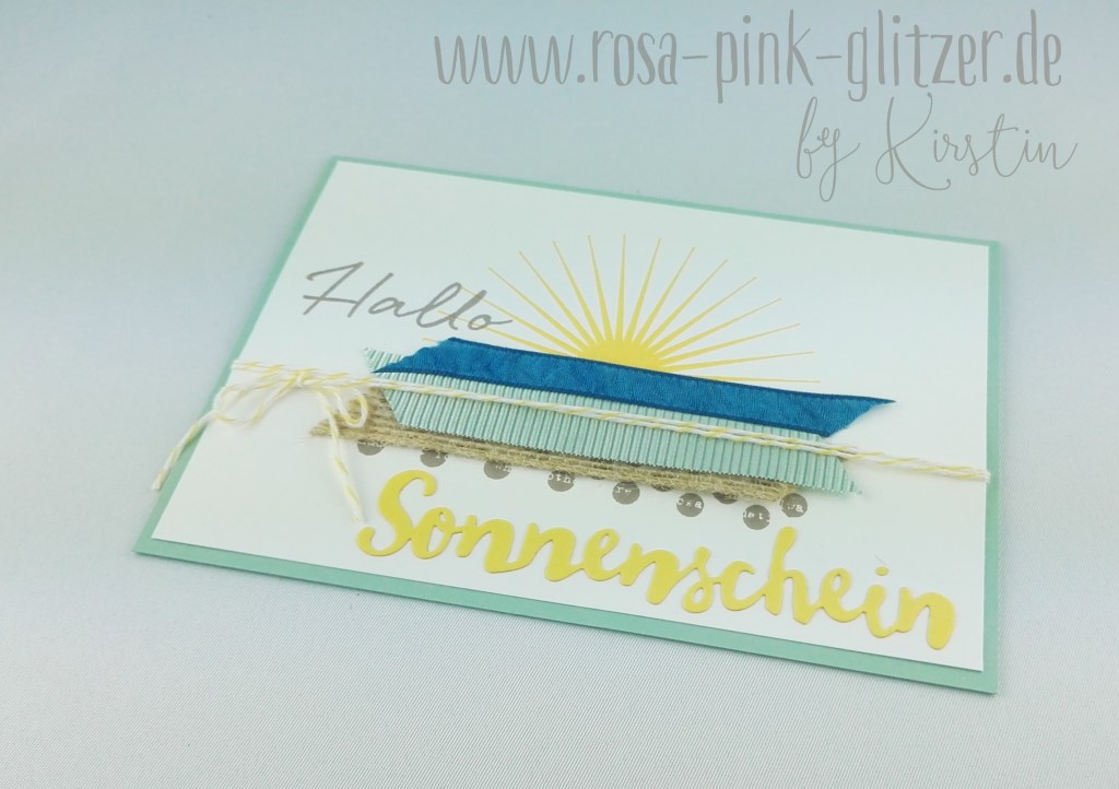 Stampin up Landshut - Hallo Sonnenschein 2