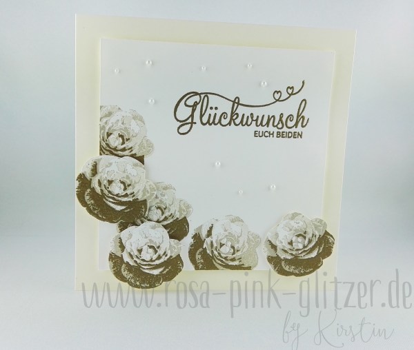 Stampin up Landshut - Hochzeitskarte Rosen Picture Perfect 1
