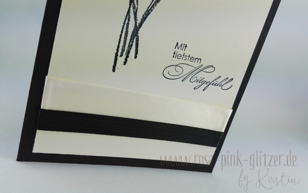 Stampin up Landshut - Trauerkarte für Gabi mit tiefstem Mitgefühl 3