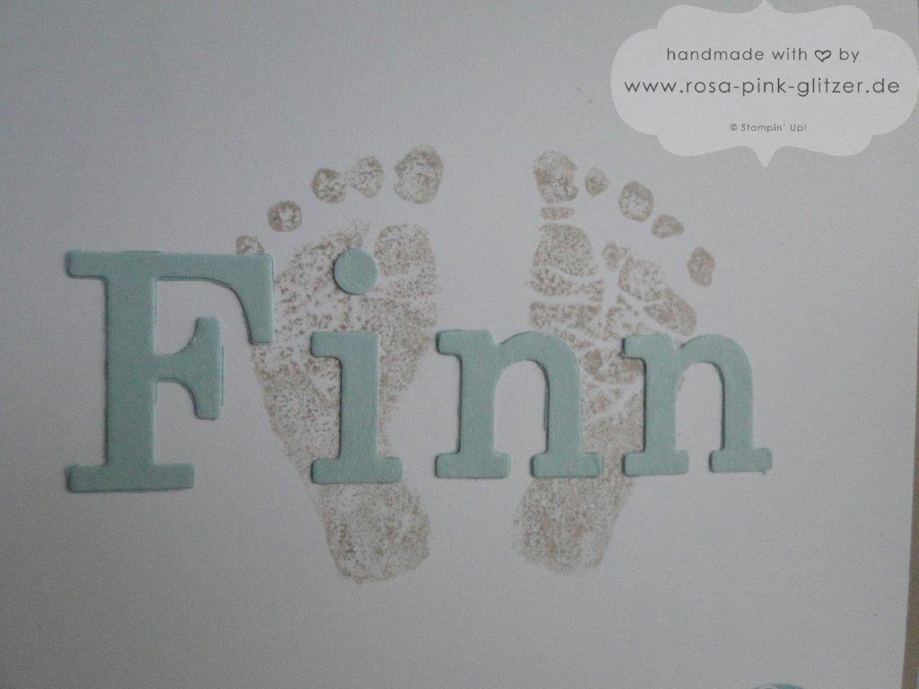 Stampin up Landshut - Babykarte - Babyglück 3
