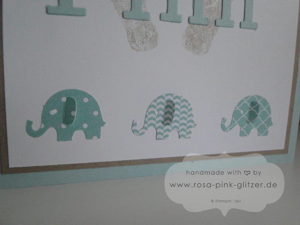 Stampin up Landshut - Babykarte - Babyglück 4
