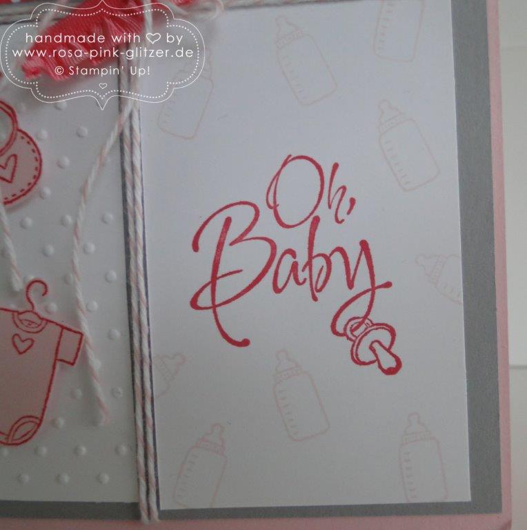 Stampin up Landshut - Fürs Baby Babykarte imc 2