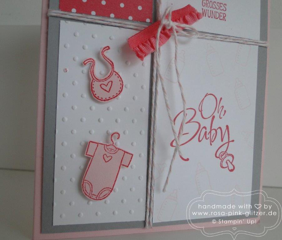 Stampin up Landshut - Fürs Baby Babykarte imc 4