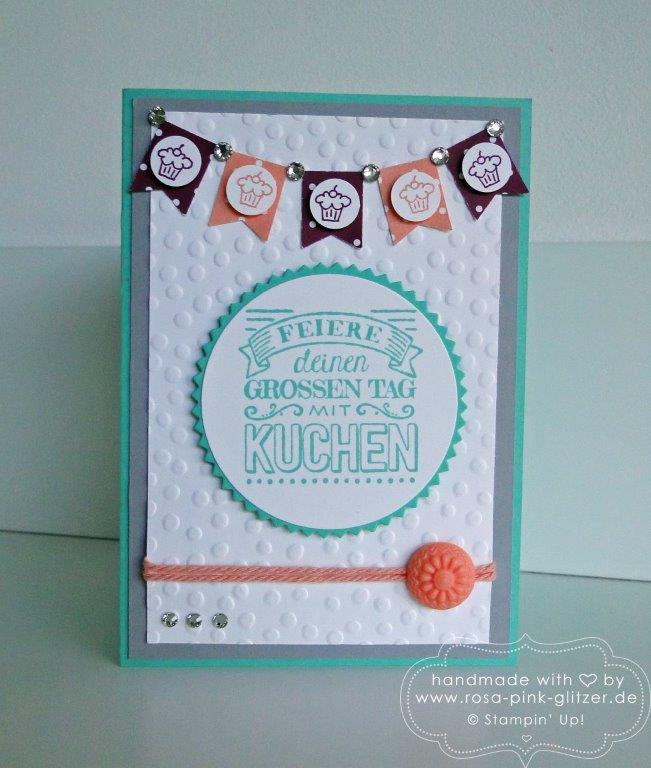 Stampin up Landshut - Geburtstagskarte zum großen Tag 1a