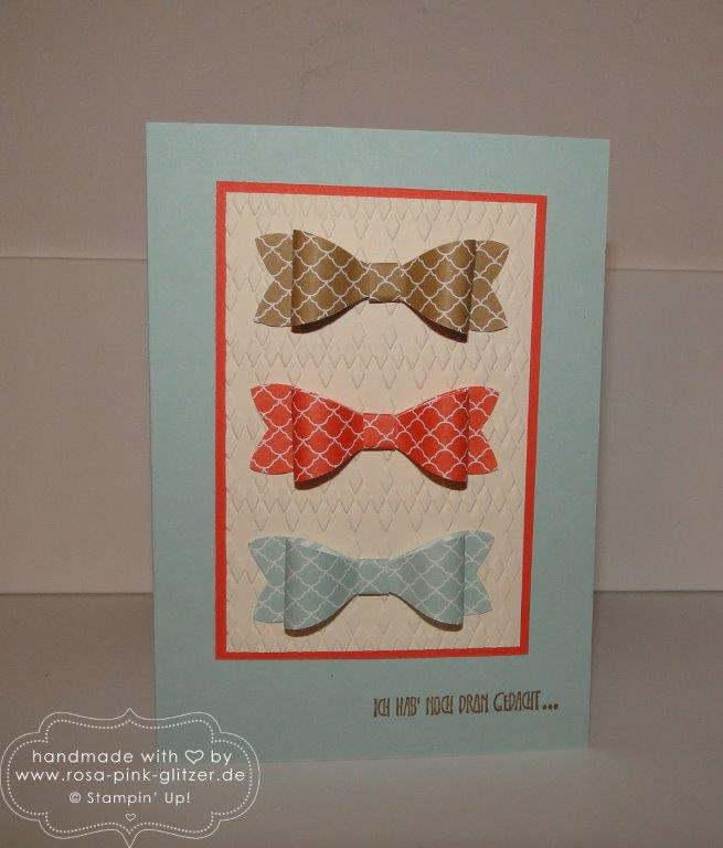 Stampin up Landshut - Schleifchenstanze Karte imc 1