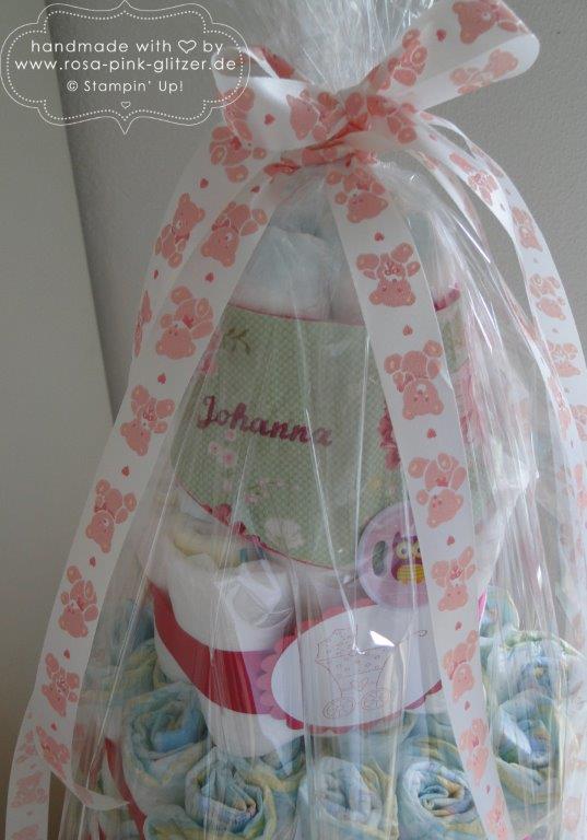 Stampin up Landshut - Windeltorte fürs Baby 2