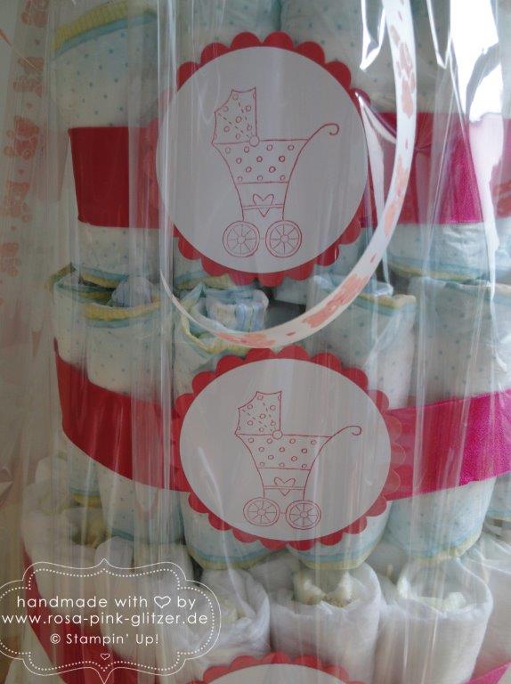 Stampin up Landshut - Windeltorte fürs Baby 3