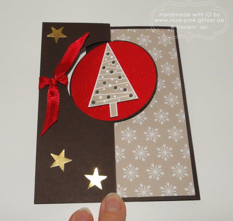 Stampin up Christbaumfestival Flip-Flop-Karte 2
