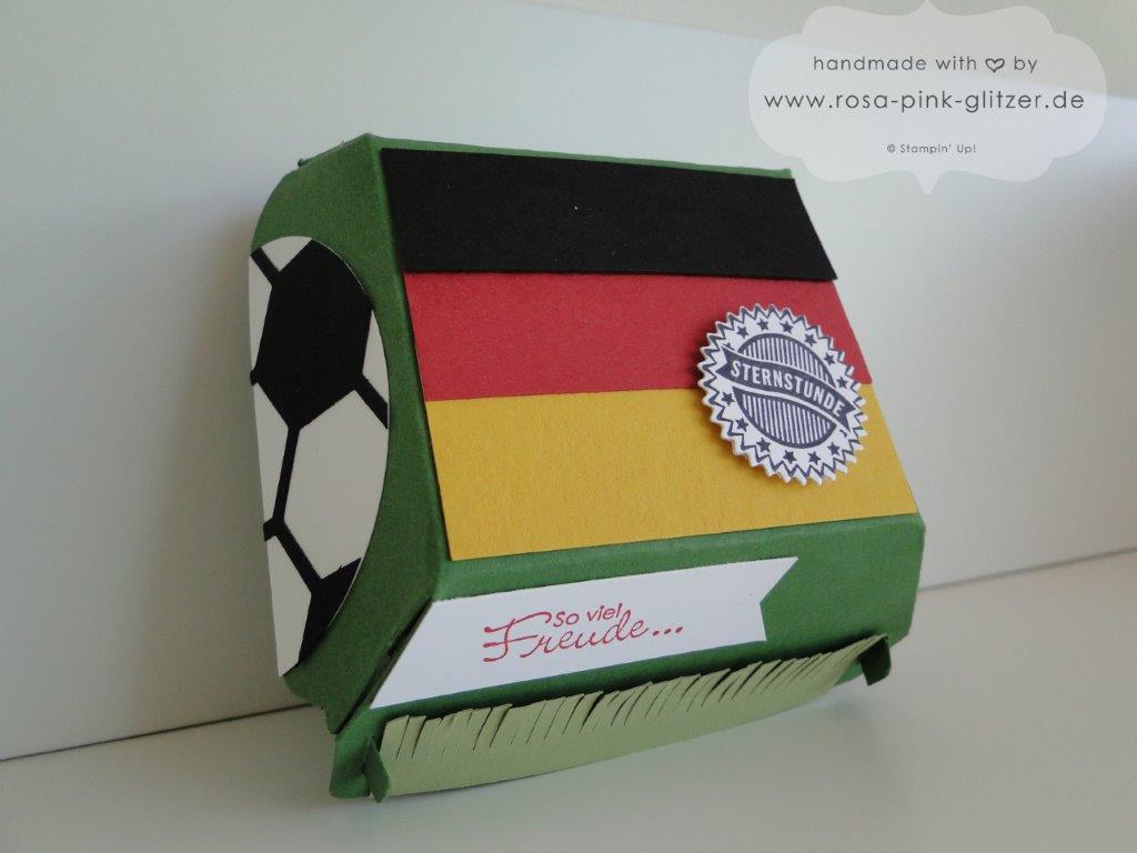 Stampin up Landshut Hamburger Box Fußball WM 2014 Deutschland Brasilien 2