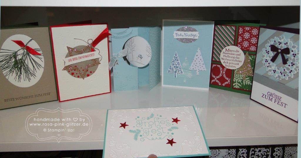 Stampin up Landshut - Last Minute Weihnachtskarten-Workshop 3