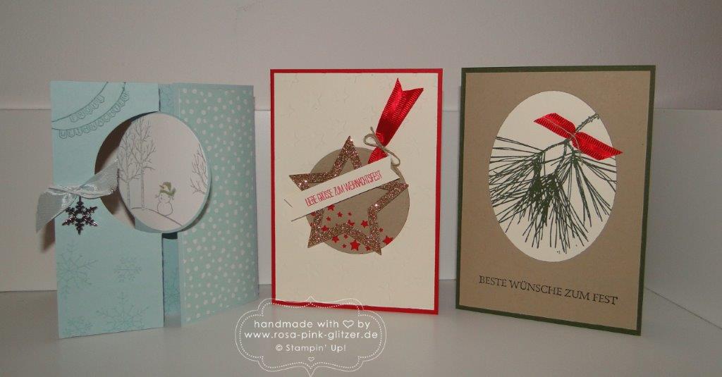 Stampin up Landshut - Last Minute Weihnachtskartenworkshop 1