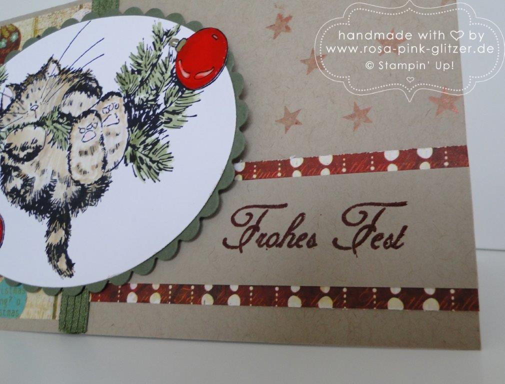 Stampin up Landshut - Penny Black Weihnachtskarte merry monday 3