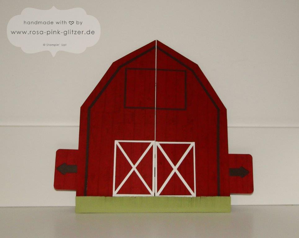 Stampin up Landshut - Schiebekarte Ziehkarte Farm Punch Art Designwettbewerb Convention 2014 1