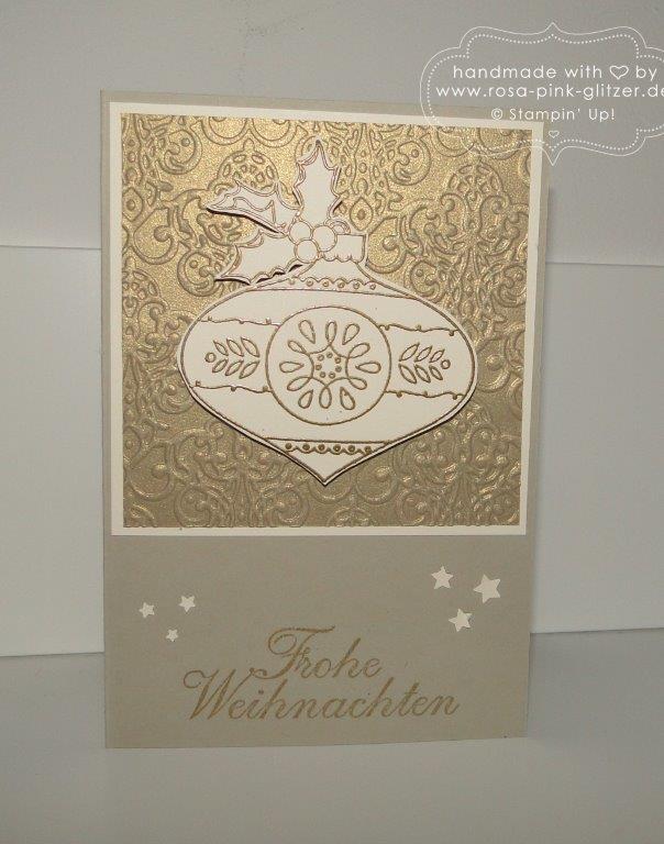 Stampin up Landshut - Weihnachtskarte Christmas Bauble