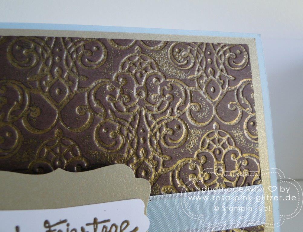 Stampin up Landshut - Weihnachtskarte mit Schokobraun 2