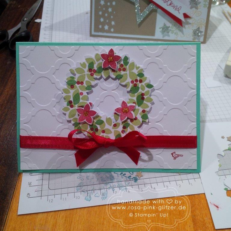 Stampin up Landshut - Weihnachtsworkshop Fräulein Moni 10