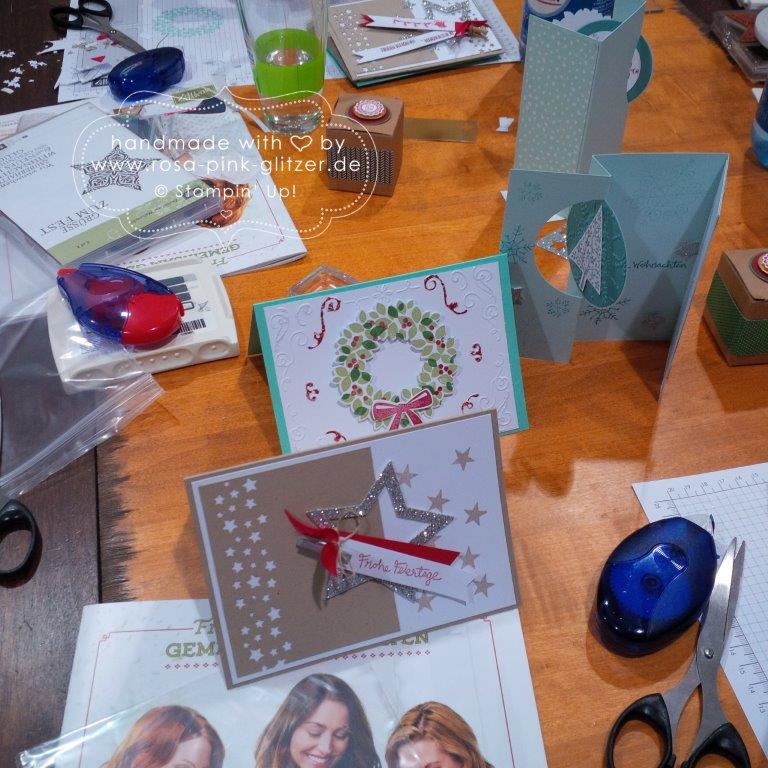 Stampin up Landshut - Weihnachtsworkshop Fräulein Moni 15