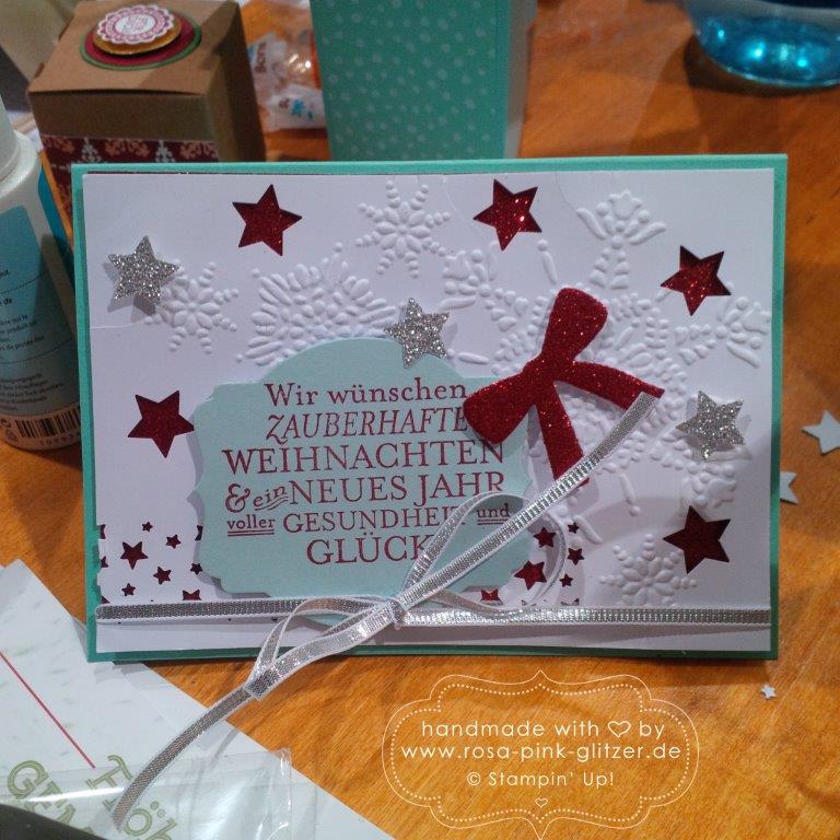 Stampin up Landshut - Weihnachtsworkshop Fräulein Moni 7